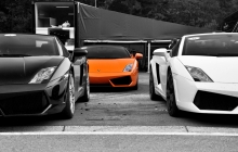 Три Lamborghini Gallardo смотрят на тебя